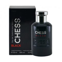 عطر مردانه پاریس بلو (Paris Blue) مدل چس بلک (Chess Black) حجم 100 میل