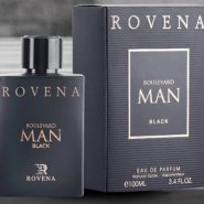 عطر مردانه روونا (Rovena) مدل بولگاری من این بلک (Bvlgari Man in Black) حجم 100 میل