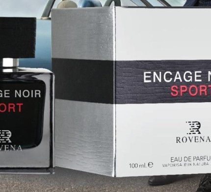 عطر مردانه روونا (Rovena) مدل لالیک انکر نویر اسپرت (Lalique Encre Noire Sport) حجم 100 میل