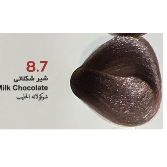 رنگ مو ویانا (Viana) شکلاتی شیر شکلاتی (شماره 8/7 شکلاتی) حجم 100 میل