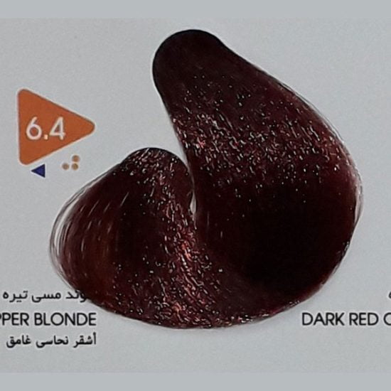 رنگ مو ویتامول (Vitamol) قهوه ای مسی روشن (شماره 6/4 مسی) حجم 120 میل