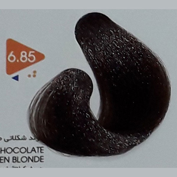 رنگ مو ویتامول (Vitamol) قهوه ای شکلاتی طلایی متوسط (شماره 6/85 شکلاتی طلایی) حجم 120 میل