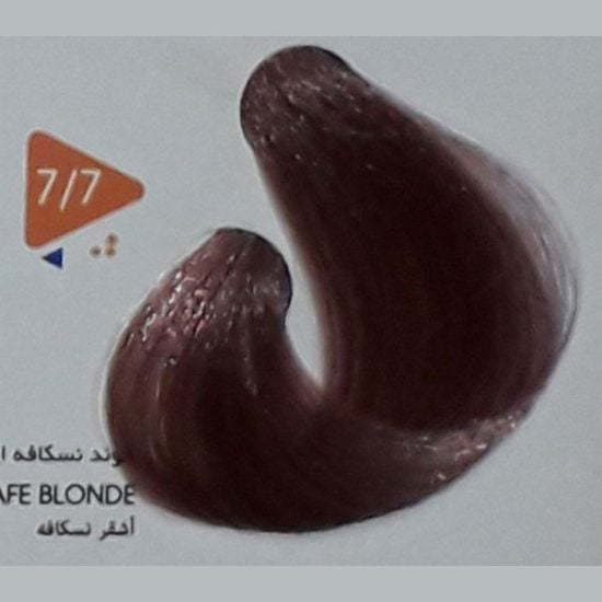 رنگ مو ویتامول (Vitamol) بلوند قهوه ای نسکافه ای روشن (شماره 7/7 نسکافه ای) حجم 120 میل