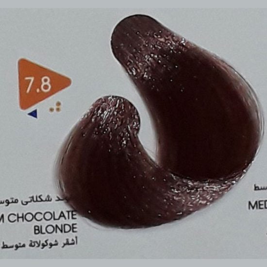 رنگ مو ویتامول (Vitamol) بلوند شکلاتی متوسط (شماره 7/8 شکلاتی) حجم 120 میل