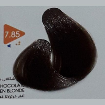 رنگ مو ویتامول (Vitamol) قهوه ای شکلاتی طلایی متوسط (شماره 7/85 شکلاتی طلایی) حجم 120 میل